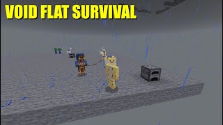 Can I Survive Void Flat Minecraft? First Attempt