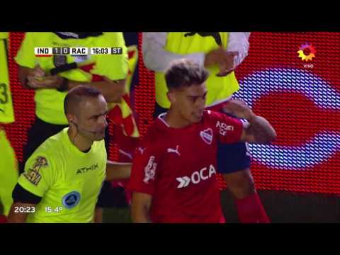 Gol de Rigoni. Independiente 1 - Racing 0 | Primera División 2017 - Fecha 24