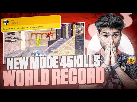 45 SOLO KILLS | ONE SIDE DOMINATION IN NEW MODE (3.6 UPDATE) | BGMI HIGHLIGHT