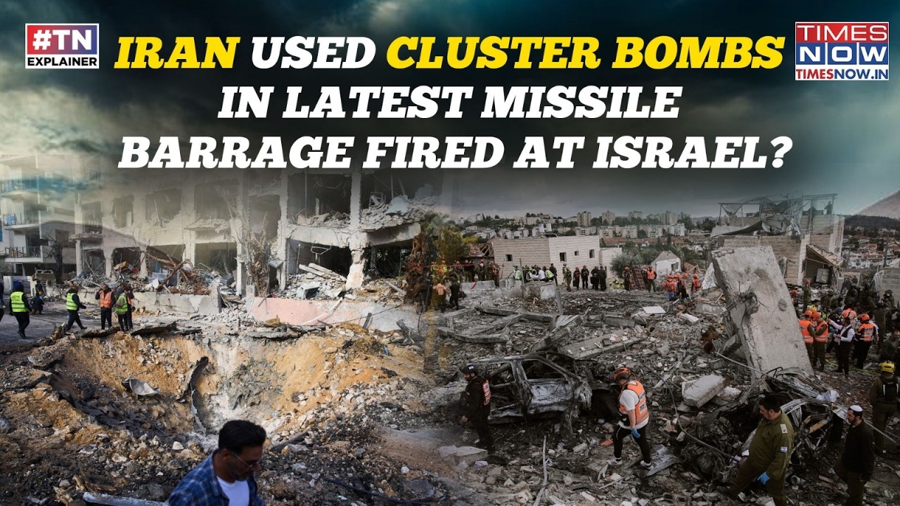 Iran Missiles With Cluster Bombs Hit Israel As IRGC Counters IDF| Scary Tel Aviv To Jerusalem Scenes