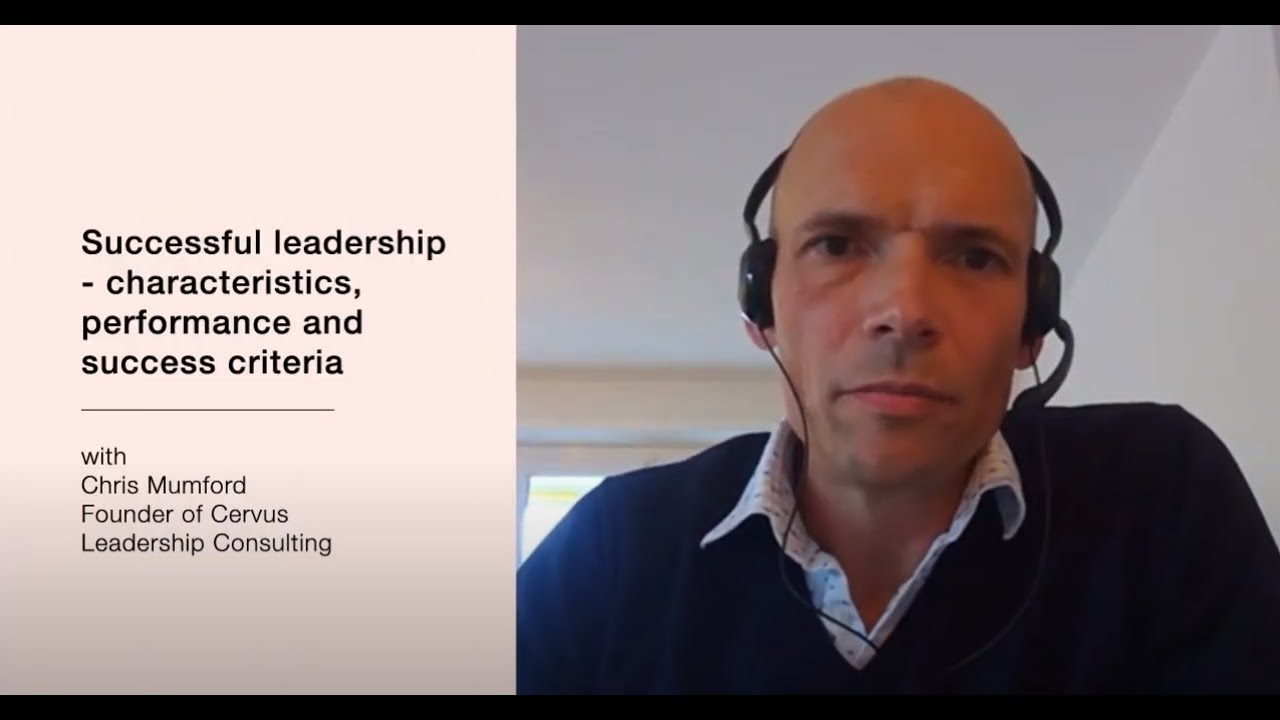 Successful leadership - characteristics, performance and success criteria