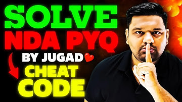 Most Important Questions for NDA 2 2025 😉 NDA 2 2025 Maths Revision 😎 Solve NDA PYQs By Tricks