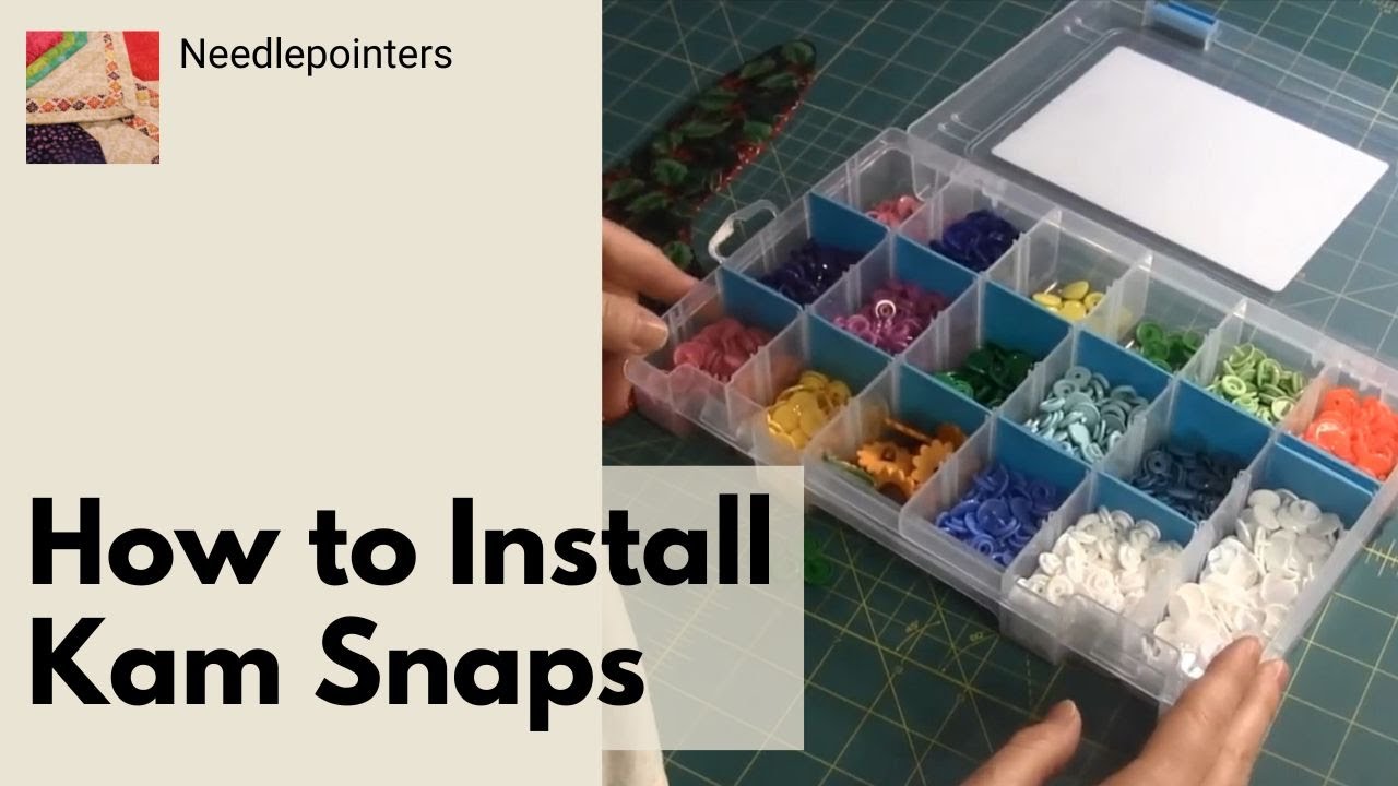 How to Install Plastic Snaps (KAM Snaps). It's A Snap! 