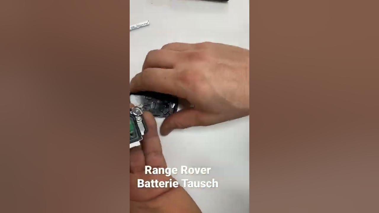 Range Rover Batterie tauschen, Batterie wechseln YouTube