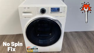 Fix Samsung Washing Machine Not Spinning  Digital Inverter