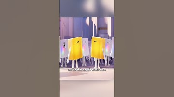 A world of cubes without colors #animation#shorts