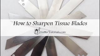 Getting Started With Polymer Clay: How to Sharpen Your Tissue Blades