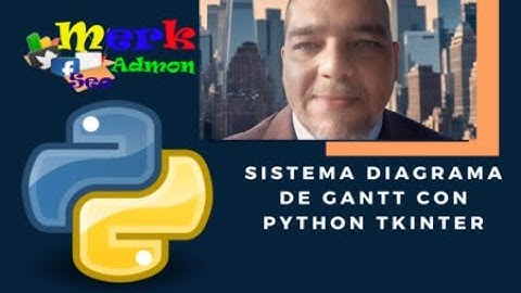 Sistema Diagrama de Gantt en python tkinter