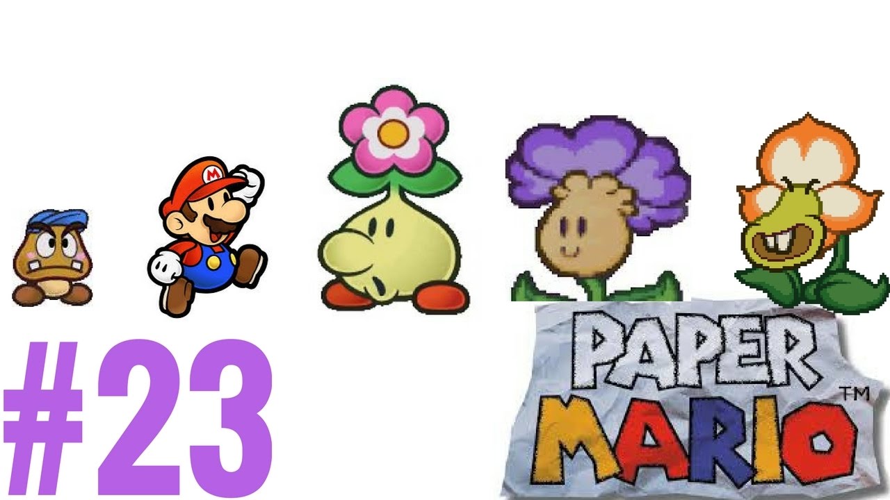Darkness Falls in Flower Fields Paper Mario Marathon 23 (Paper Mario
