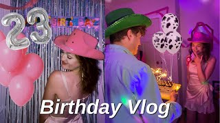 23rd Birthday Weekend Vlog! Space Cowboy Themed Party!
