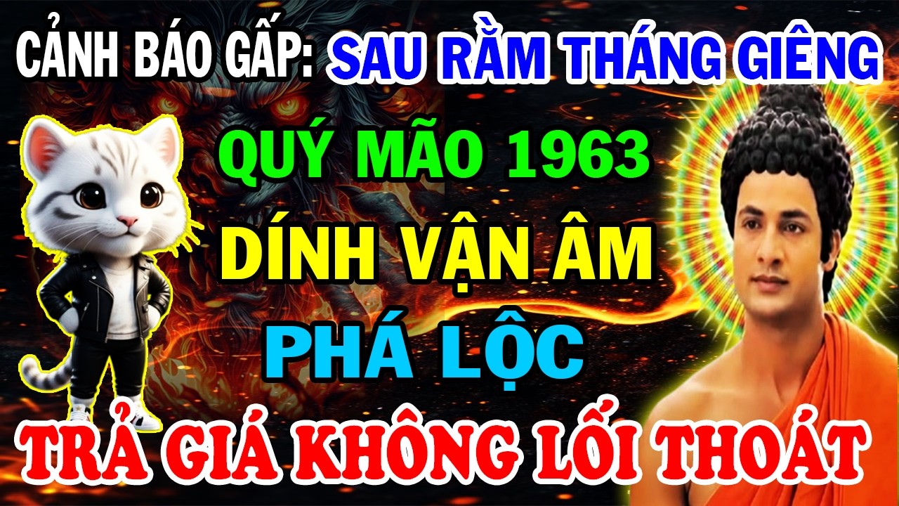Cảnh Báo Gấp: Quý Mão 1963 Sau Rằm Tháng Giêng  Dính Vận Âm Phá Lộc, Trả Giá Không Lối Thoát