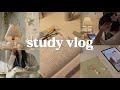 STUDY VLOG | a day in my life, cleaning,  note, study motivation, being productive day ˚ ༘