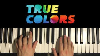 Cyndi Lauper - True Colors (Piano Tutorial Lesson)