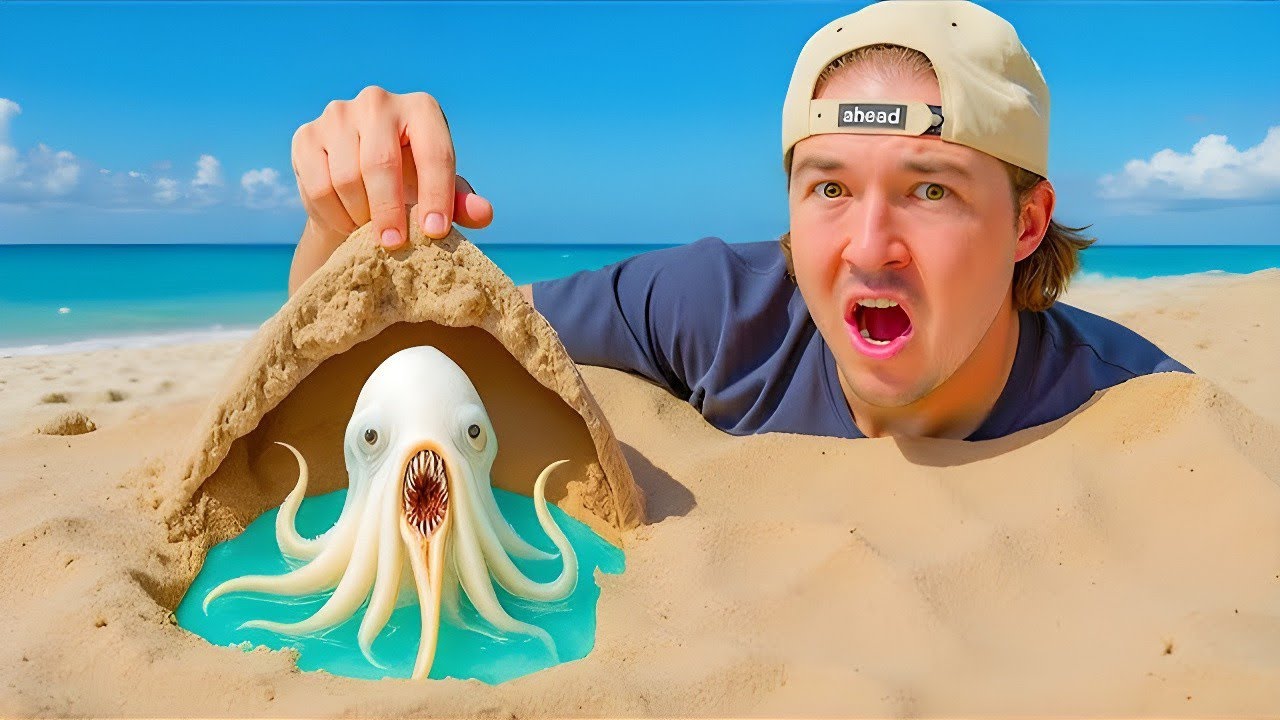 Я обнаружил инопланетных морских существ, обитающих в песке…