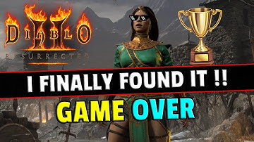 I found the last item !! HOLY GRAIL finally completed ! Diablo 2 resurrected