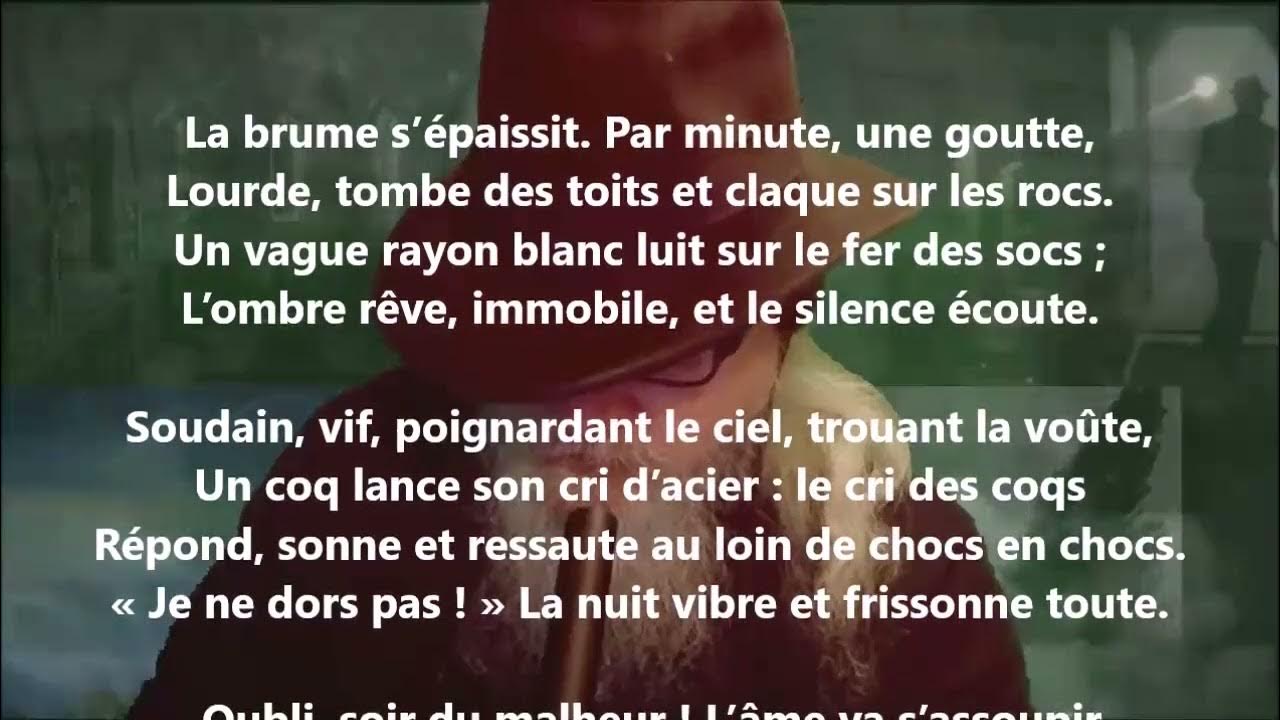 Cri du coq Edmond Haraucourt lu par Yvon Jean YouTube