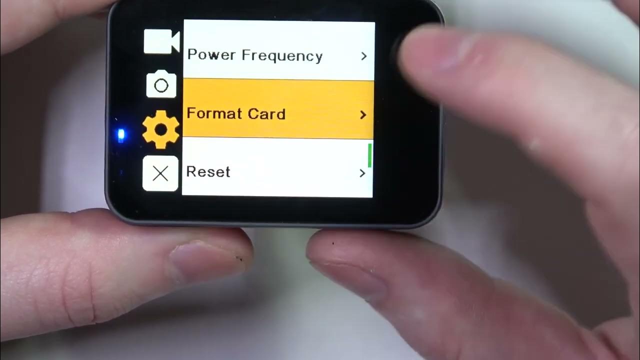 How to format sd card on akaso v50x youtube