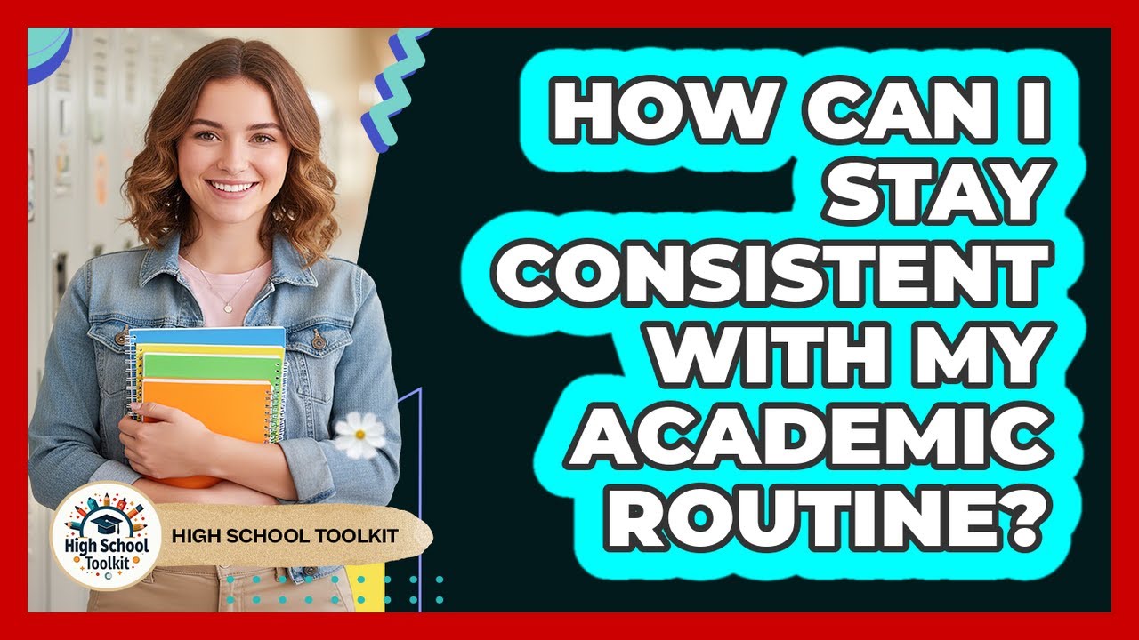 How Can I Stay Consistent With My Academic Routine? - YouTube