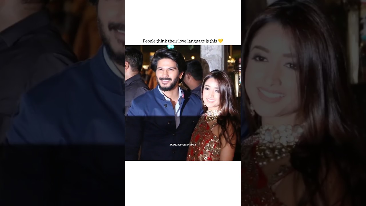 Dulquer Salmaan and Amaal Salmaan ❤️ 