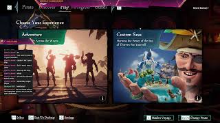 Sea of Thieves Custom seas then grind