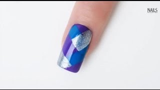 Herringbone Nail Design