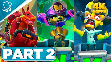 Crash On the Run! Gameplay Walkthrough Part 2 | 4K 60FPS