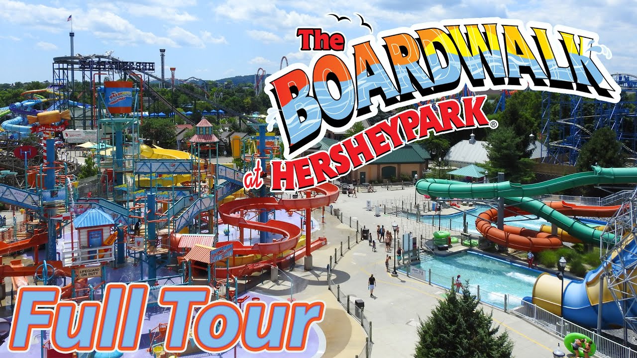 The Boardwalk Water Park At Hersheypark Full Tour May Youtube