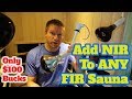 How To Add Near Infrared To ANY Far Infrared Sauna (for $100 bucks) - NIR FIR Sauna Hack