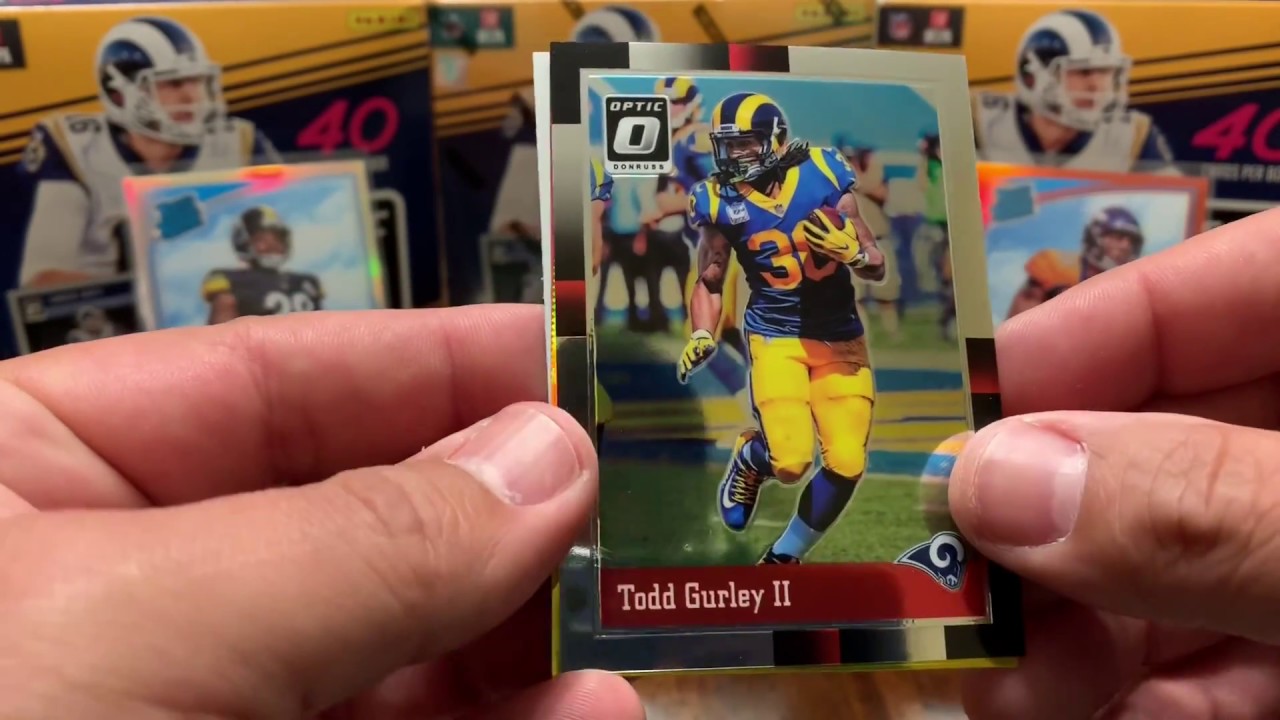 2018 Panini Donruss Optic Football Card Retail Mega-Box Break