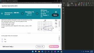 Precalculus - HW#1 Question #15 - MyLab Math