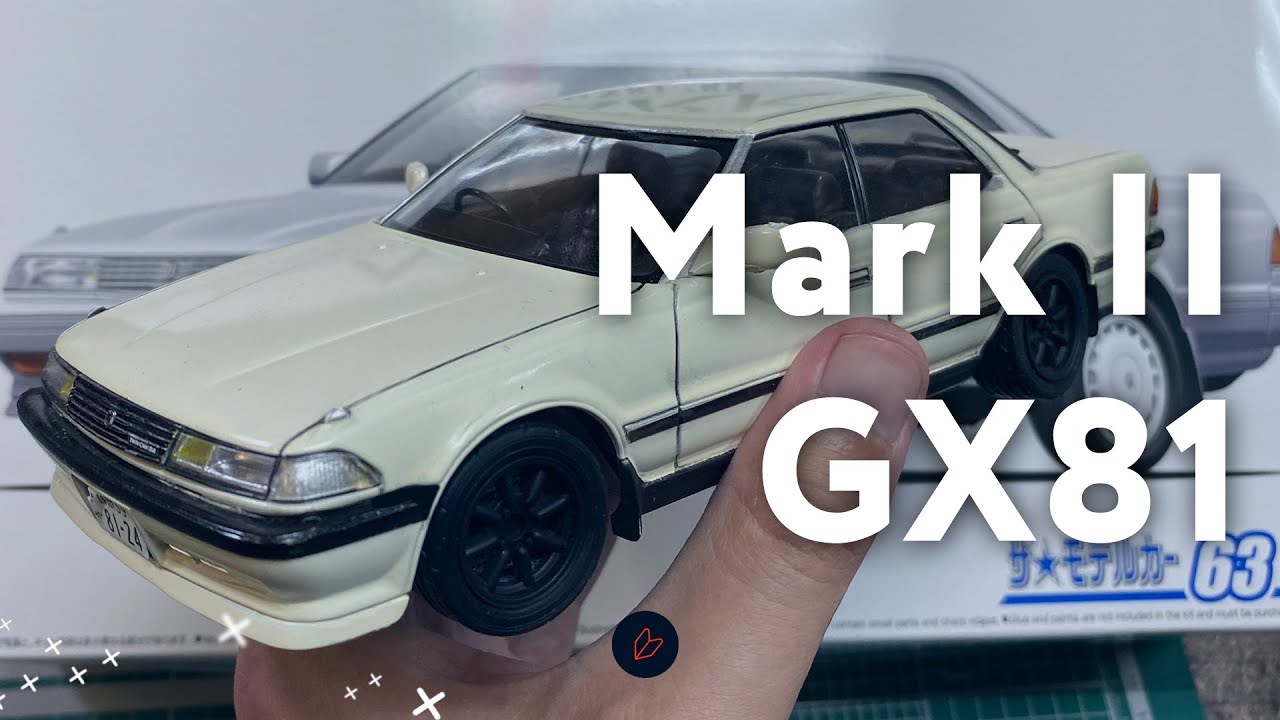 Гонка из 80-х — Toyota Mark II GX81 1/24 - YouTube