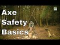 What are the basics of axe safety? Bushcraft axe safety tips