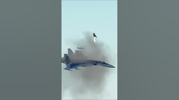 Pilot ejects seconds before jet explodes in sky