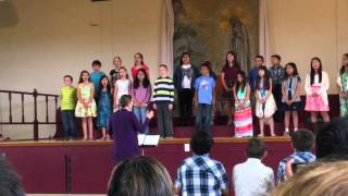2016 spring music show - 4th grade
