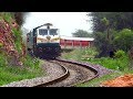 Dangerous Curves | Diesel Trains negotiate curves at high speed | Indian Railway