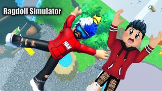 KENDİMİZİ YÜKSEĞE FIRLATIP KEMİKLERİMİZİ KIRDIK !!! | ROBLOX RAGDOLL SIMULATOR