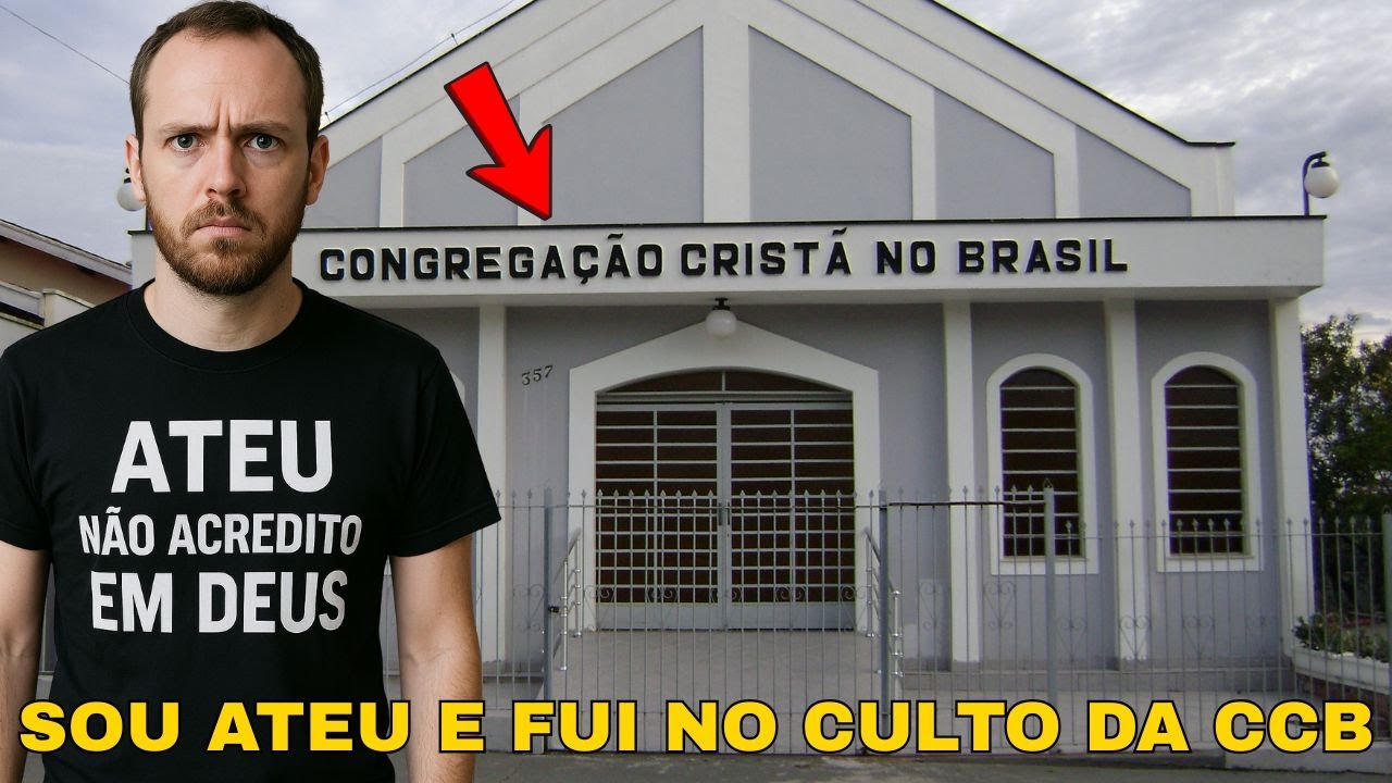 OLHA O QUE ACONTECE QUANDO UM ATEU VISITA A CONGREGAÇÃO CRISTÃ NO BRASIL