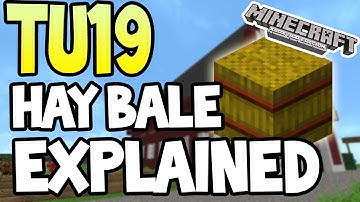 Minecraft (Xbox 360/PS3) - TU19 UPDATE! - HAY BALES! - EXPLAINED! +INFO!
