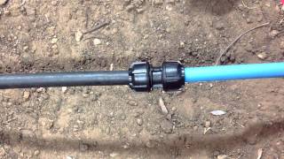 How to install a 3G Metric Imperial fitting to metric and imperial poly pipes