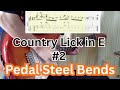 Country Lick in E #2 Pedal Steel Bends (With TAB + Slow & Fast) | Guitar Lesson by Hideaki Yamakado