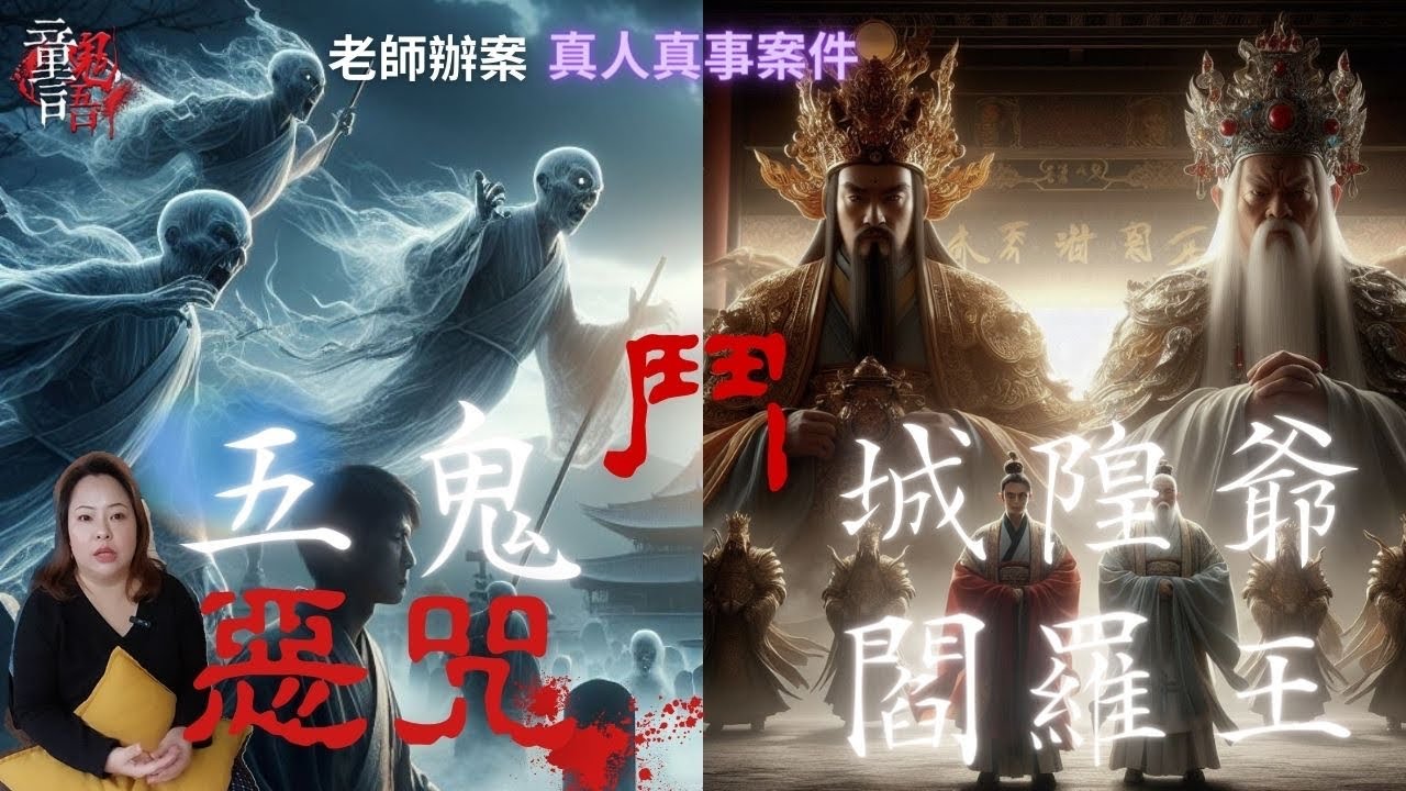 祖墳裂開竟有冤？城隍爺&閻羅王出手鬥「五鬼」 ！老師辦案 恐怖靈異故事 真實靈異故事 童言鬼語 童仙姑 童童 鬼 鬼故事 台灣鬼故事