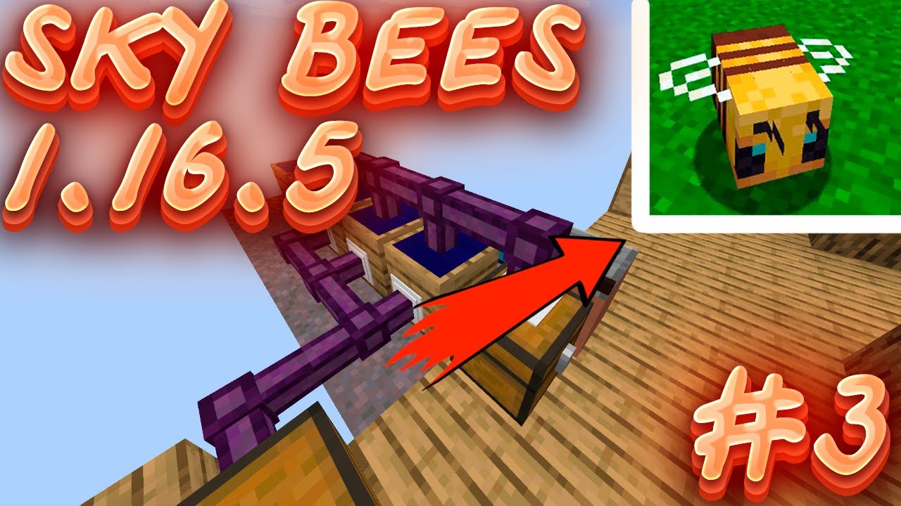 LP.SkyBees[1.16.5] #3 Наконец-то ПЧЁЛЫ! - YouTube