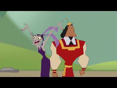 Kronk - PULL THE LEVER, KRONK! (Catapults himself and Yzma into the air