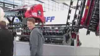 Geringhoff wheat header at Agritechnica 2013
