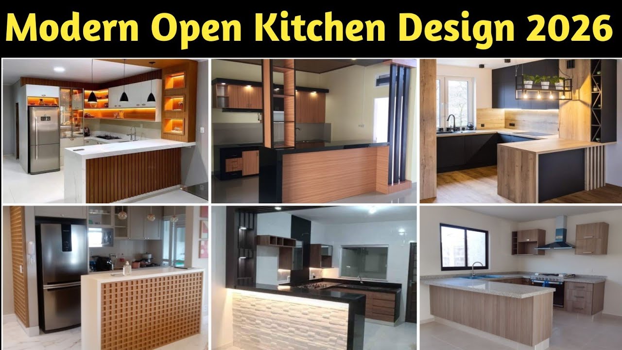 Kitkenページ 50+ Modern Open Kitchen Design 2026 | Kitchen Design | Open