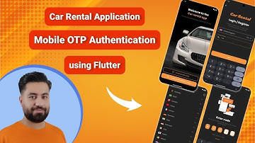 Implementation of Mobile OTP Authentication for a Car Rental app | Flutter ui design tutorial