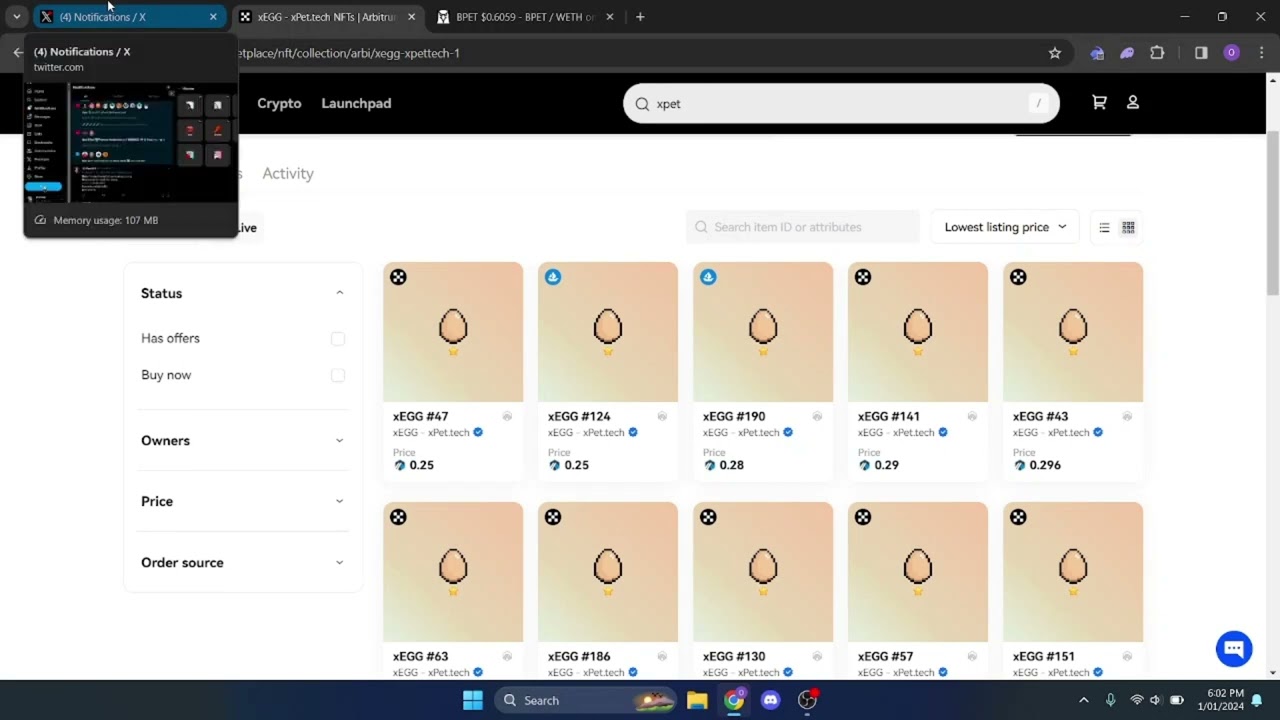 How to get xEGG NFT!? XPET Update