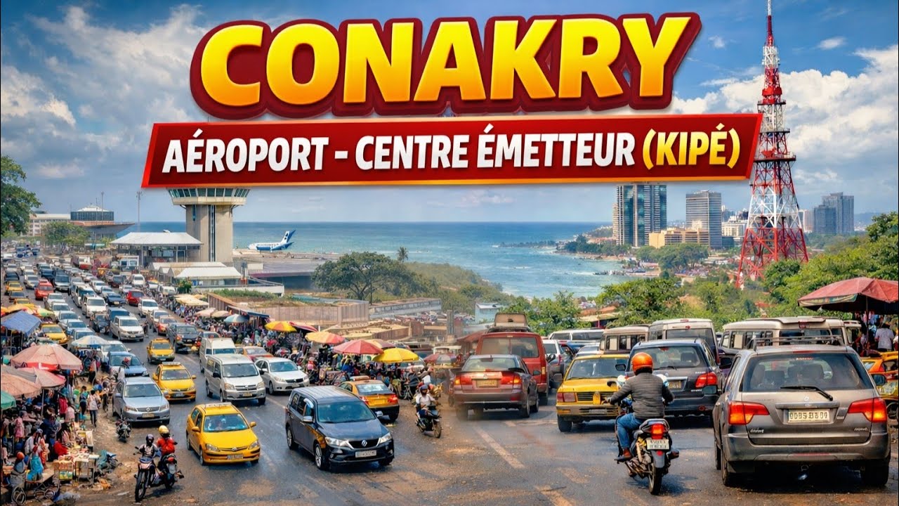 Conakry Tours 2026 : Parcours Complet Aéroport – Kipé