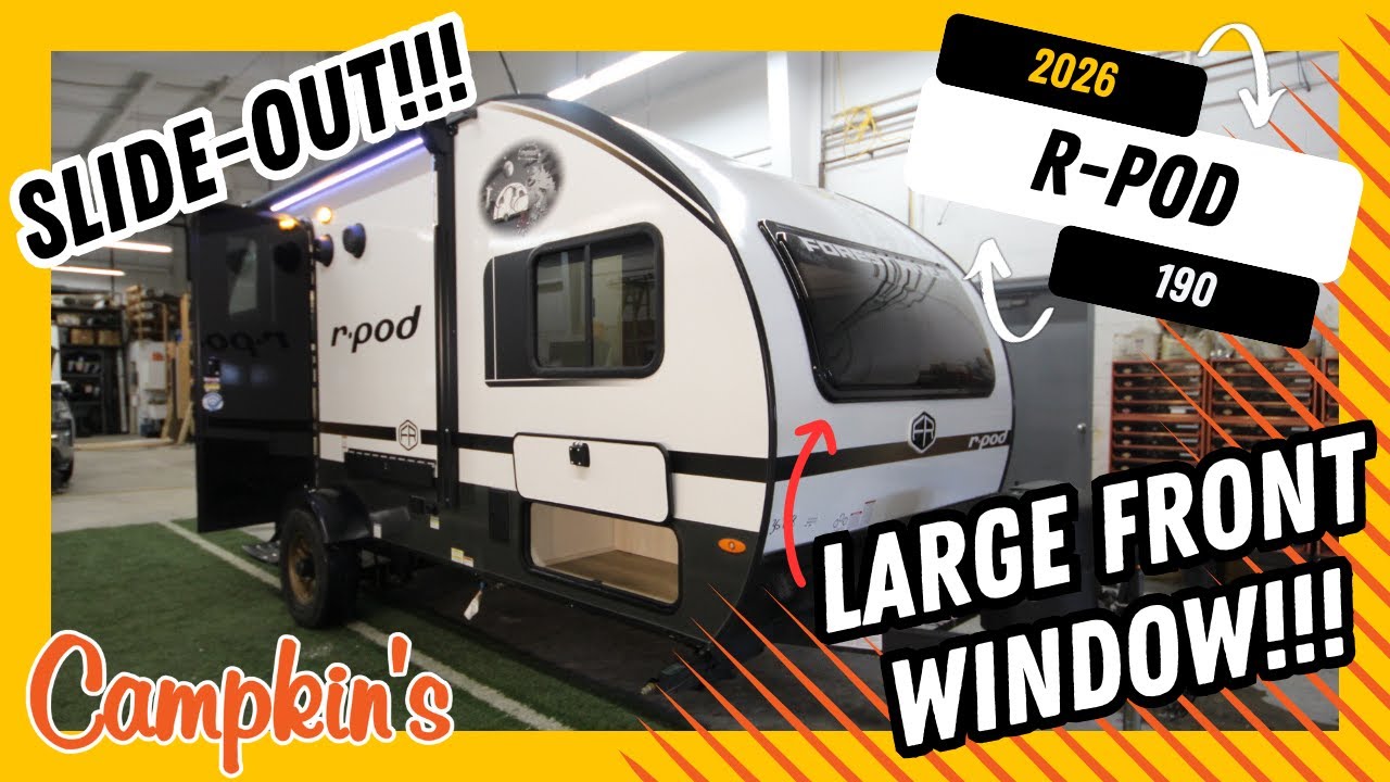 2026 R-POD 190 - TRAVEL TRAILER WITH MASSIVE REAR DINETTE!!!
