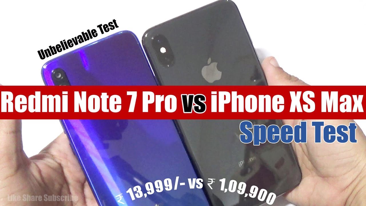 Redmi Note 7 Pro Vs Iphone